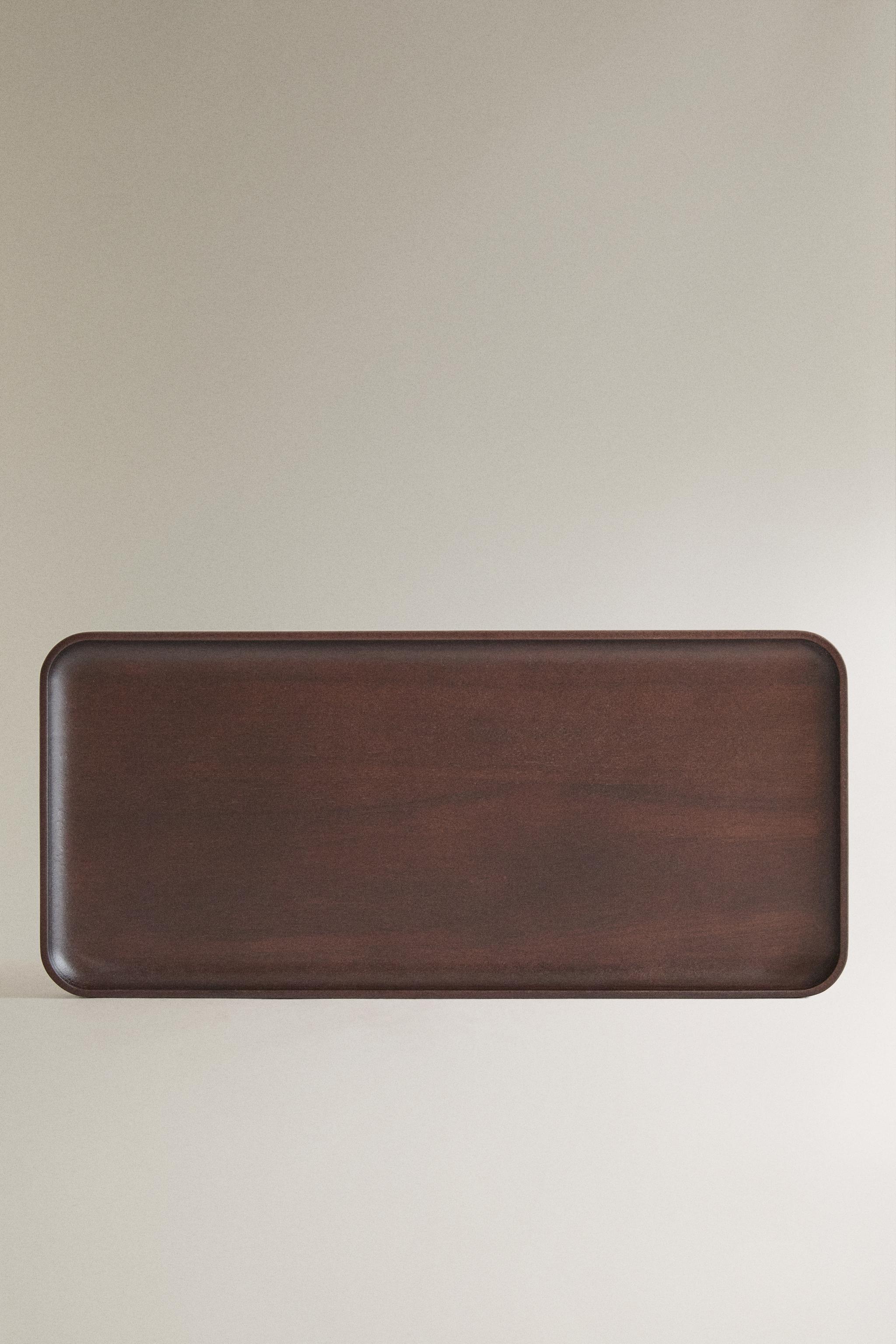 ACACIA WOOD BATHROOM TRAY